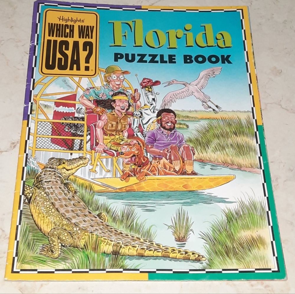Highlights Which Way USA Florida Puzzle Book Magazine